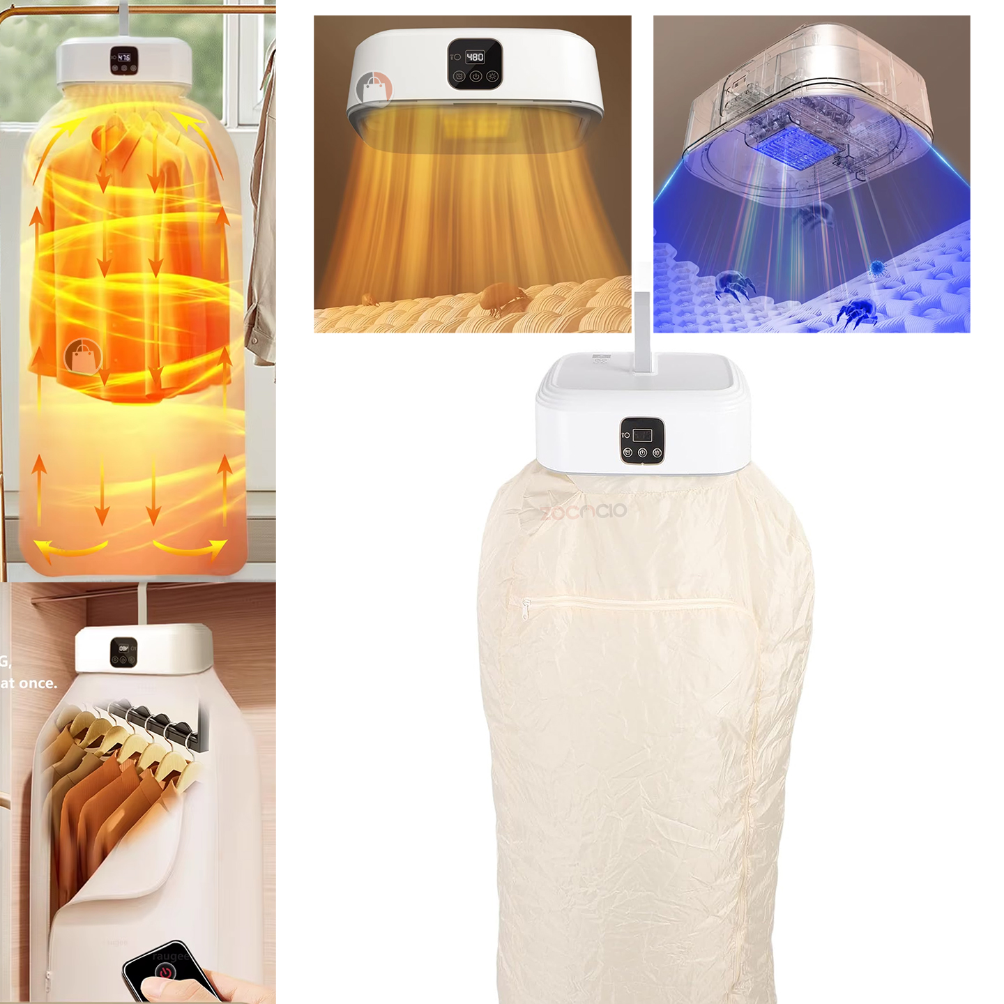 Mini Secadora De Ropa Portátil Rápida Es